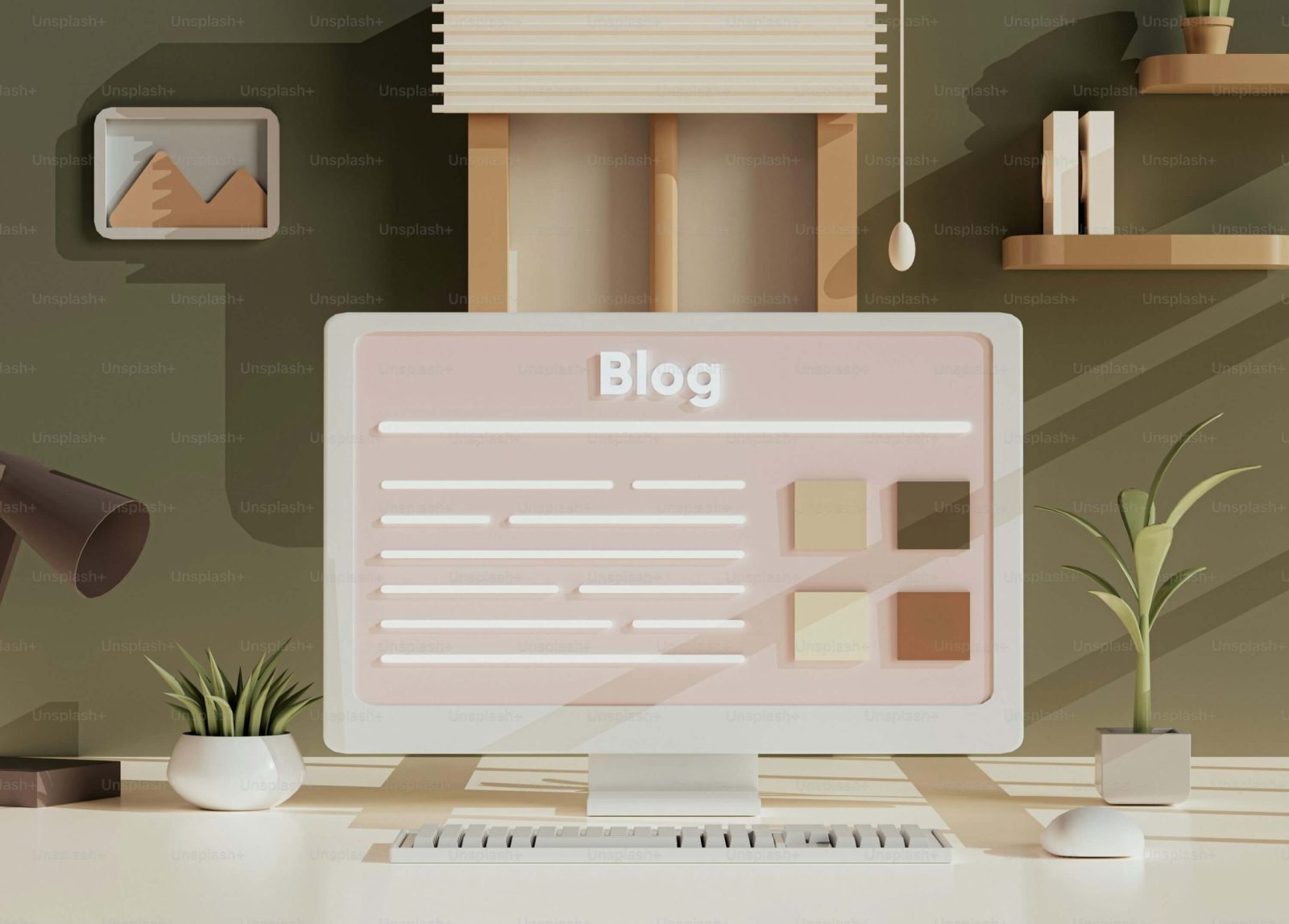 tenplate konten blog SEO