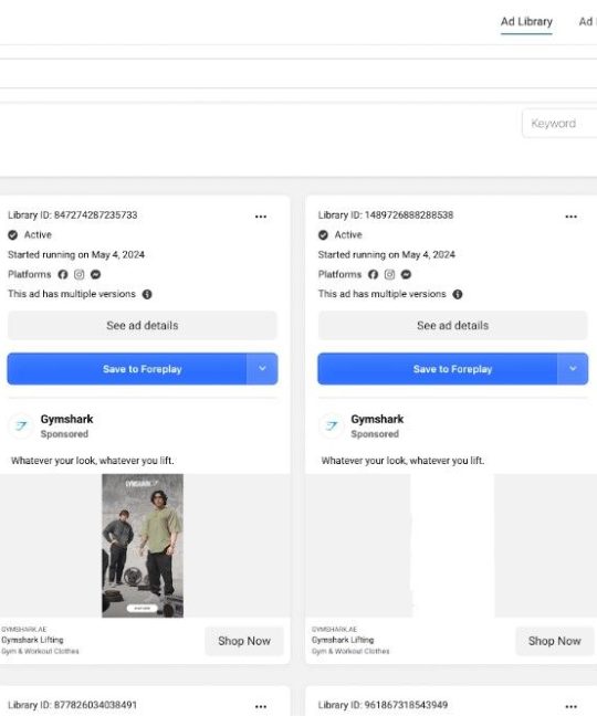 Facebook Ads Library